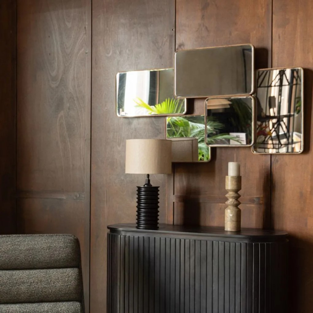 Dutchbone Cordelia Spiegel Walnoot - 120x70cm