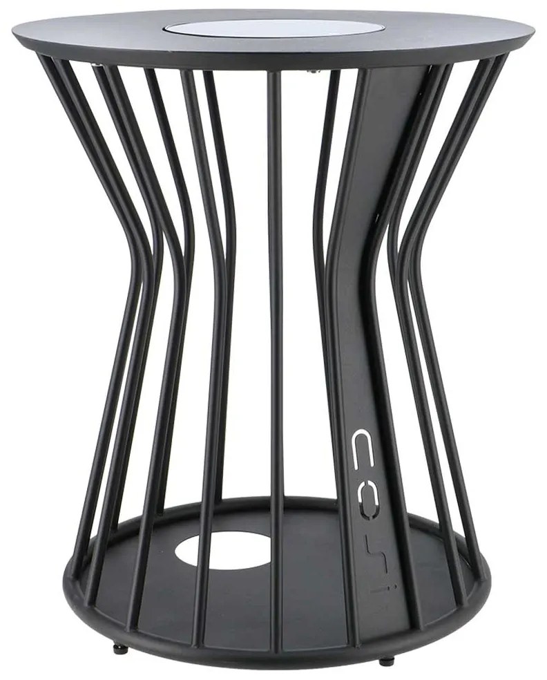 Cosilumia loungetafel met verlichting Ø 52 x 60 cm - black
