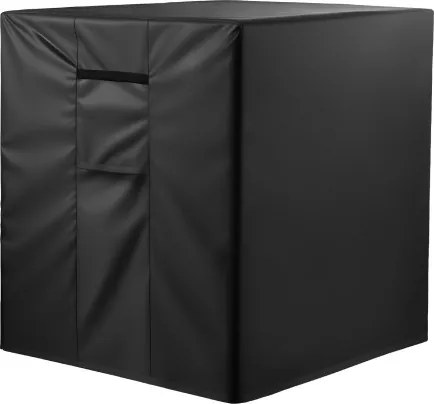 VEVOR Airconditionerhoes, 762 x 762 x 810 mm, drielaagse waterdichte polyester beschermhoes, universele pasvorm, buitenairconditionerhoes, zwart