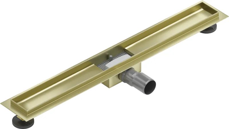 Mexen Flat lichaam voor lineaire afvoer 70 cm, goud geborsteld - 1A15070