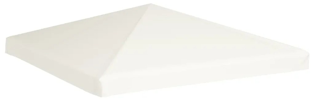vidaXL Prieeldak 310 g/m² 3x3 m crèmewit