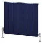 Eastbrook Withington radiator 65x60cm aluminium 697W blauw