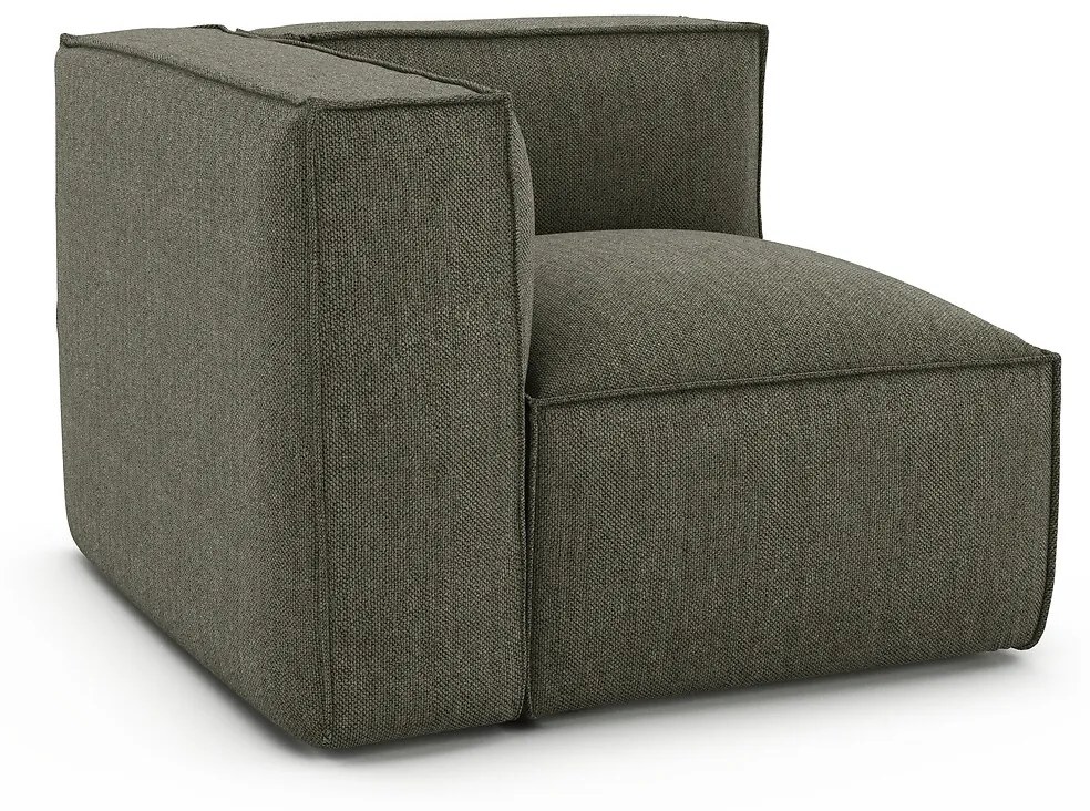 Omvormbare hoekbank, getextureerde stof, Seven