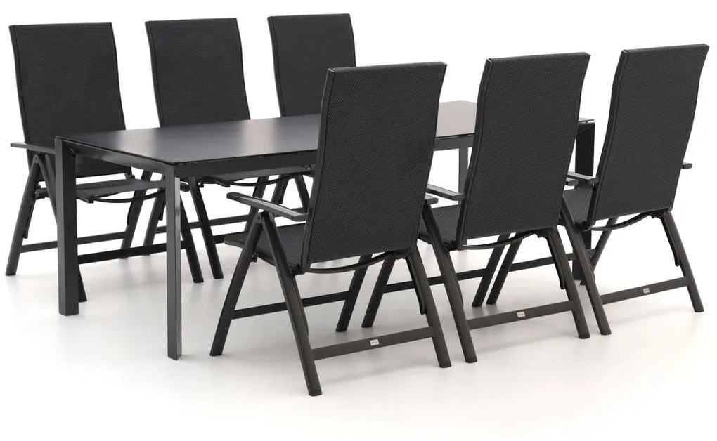 Bellagio Avio/Veneto 220cm dining tuinset 7-delig verstelbaar