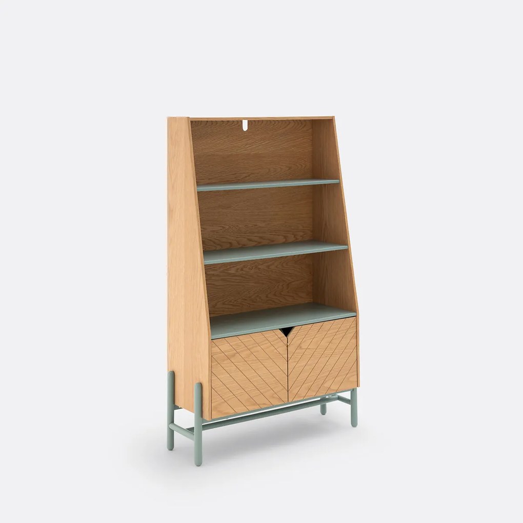Bibliotheek/opbergrek voor kinderen, Waldo