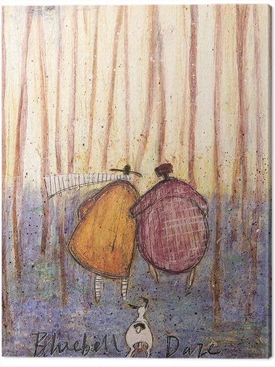 Schilderij op canvas Sam Toft - Bluebell Daze