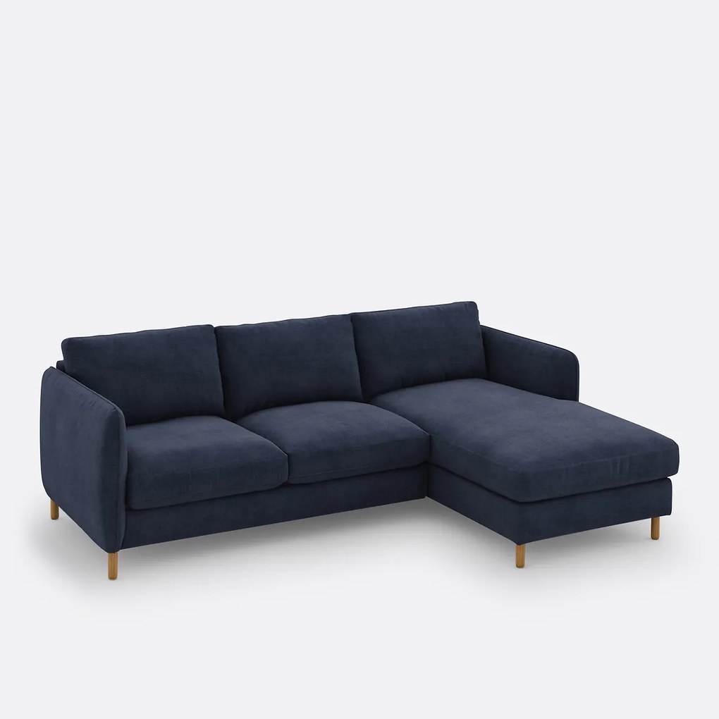 Hoekbank rechts, polyester, Loméo
