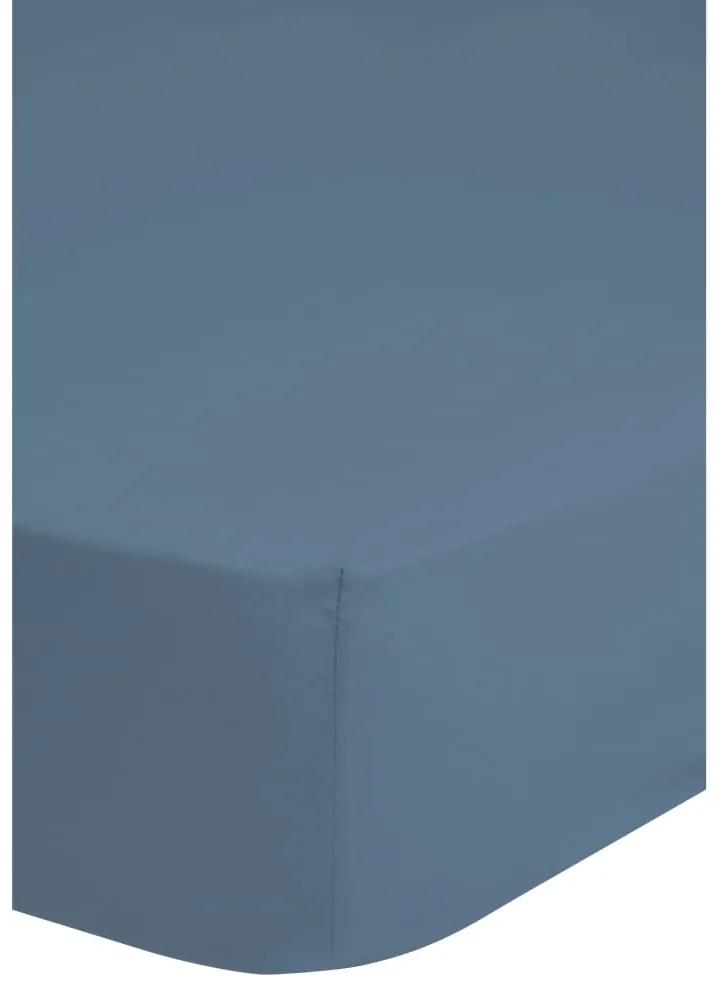 Hoeslaken 160x200 cm ijsblauw