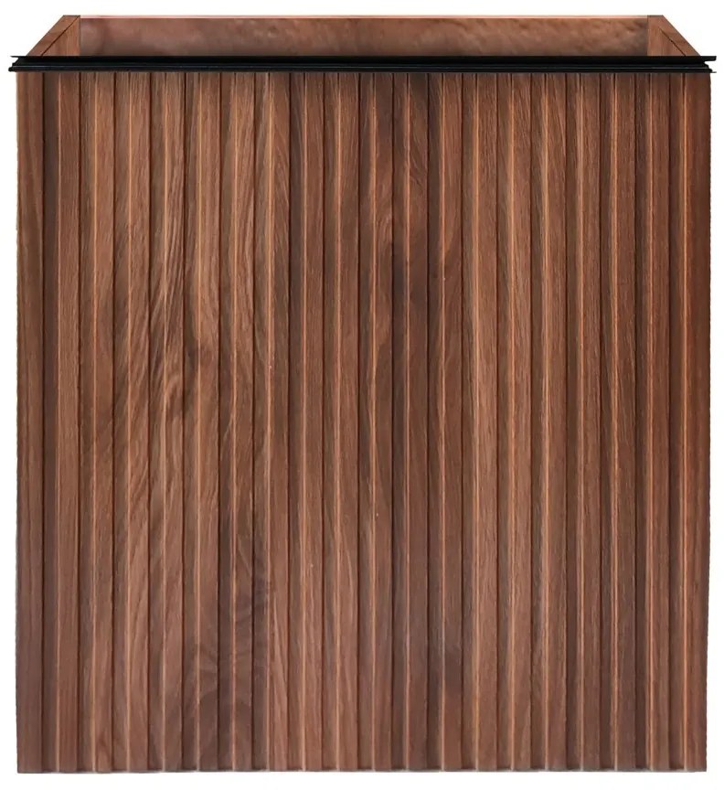 SaniGoods Mika toiletmeubel met ribbelfront 40x22.3x50cm walnoot