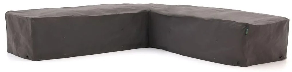 Tuinmeubelhoes geschikt voor Hoek loungeset | Kees Smit  | Kunststof | Grijs - Antraciet | 280x85cm | Kees Smit Tuinmeubelen
