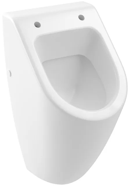 Villeroy & Boch Subway Urinoir - 28.5x53.5x31.5cm - zonder deksel - ceramic+ - stone white 751301rw