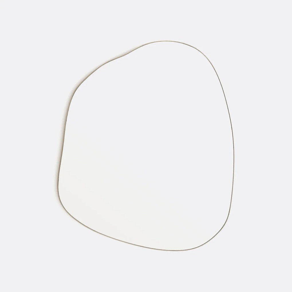 Organische vorm spiegel, lengte 88,9 cm, hoogte 74,6 cm, ORNICA