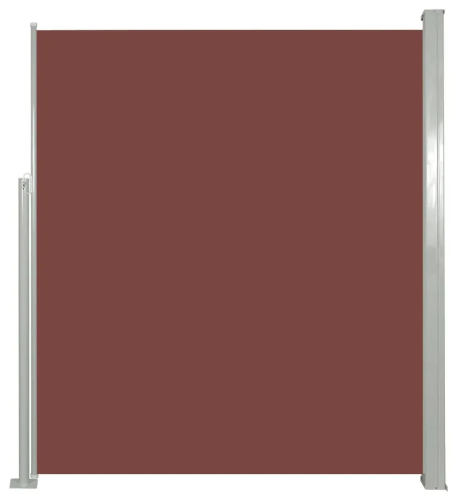 vidaXL Tuinscherm uittrekbaar 160x300 cm bruin