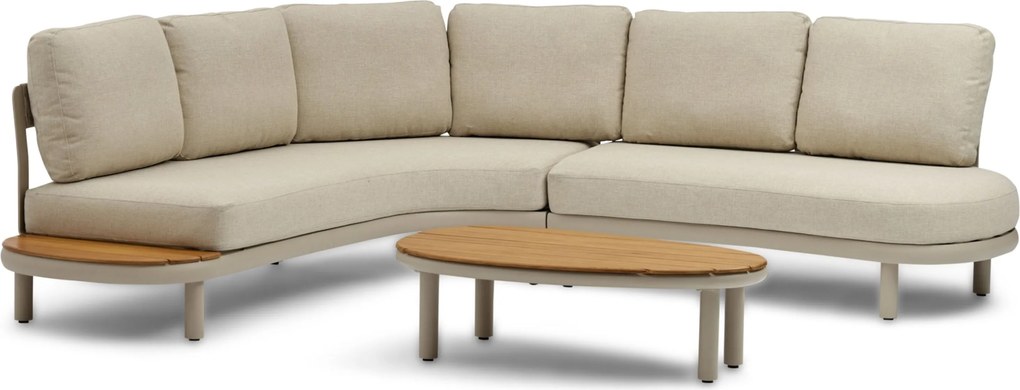 Loungeset tuin 5 personen Rope Zand/Beige  Coco Almara