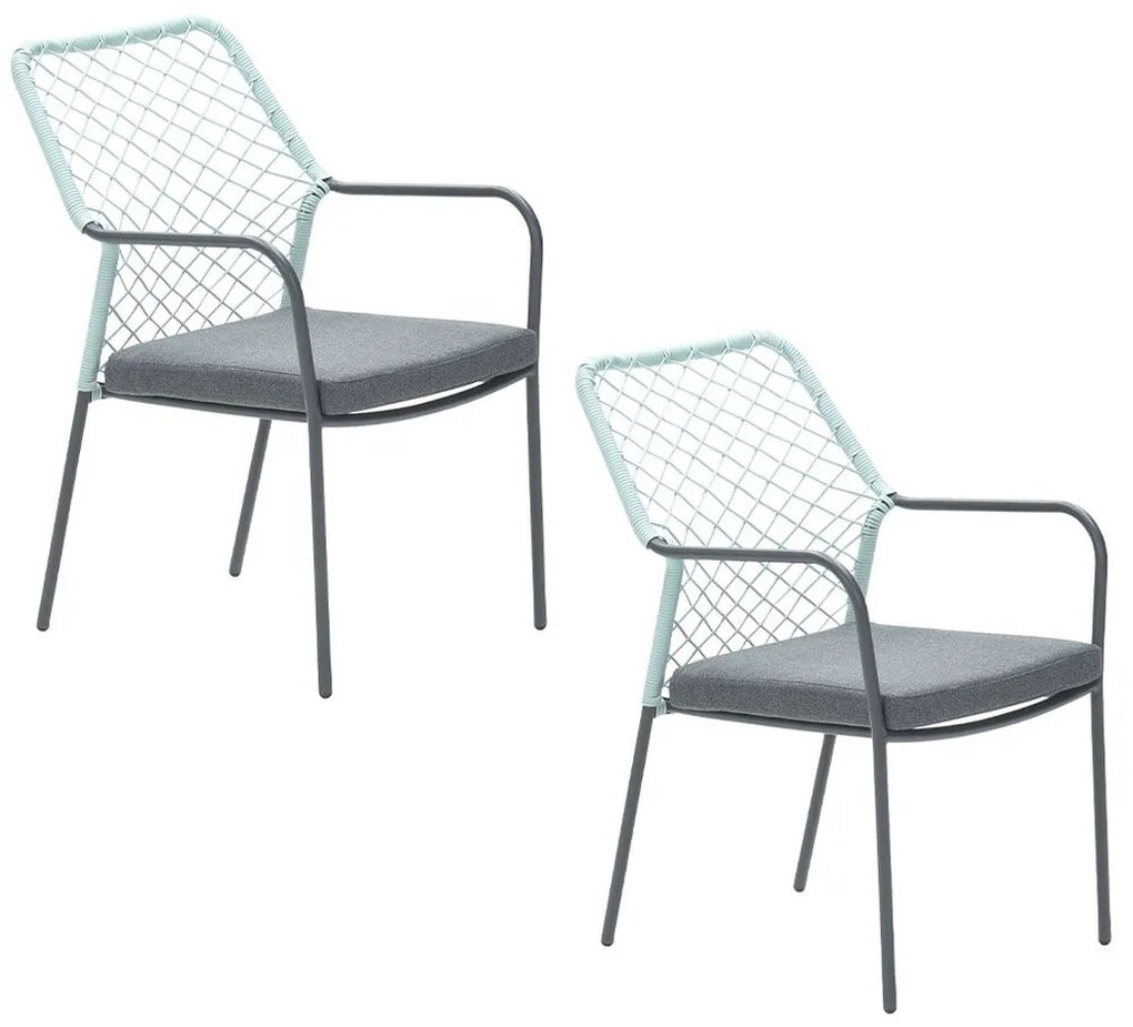 Garden Impressions Ross tuinstoel soft groen - 2 stuks