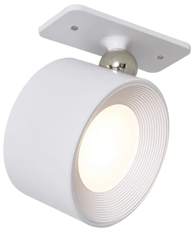 Set van 4 Moderne wandlampen wit incl. LED oplaadbaar - Bright Binnenverlichting Lamp