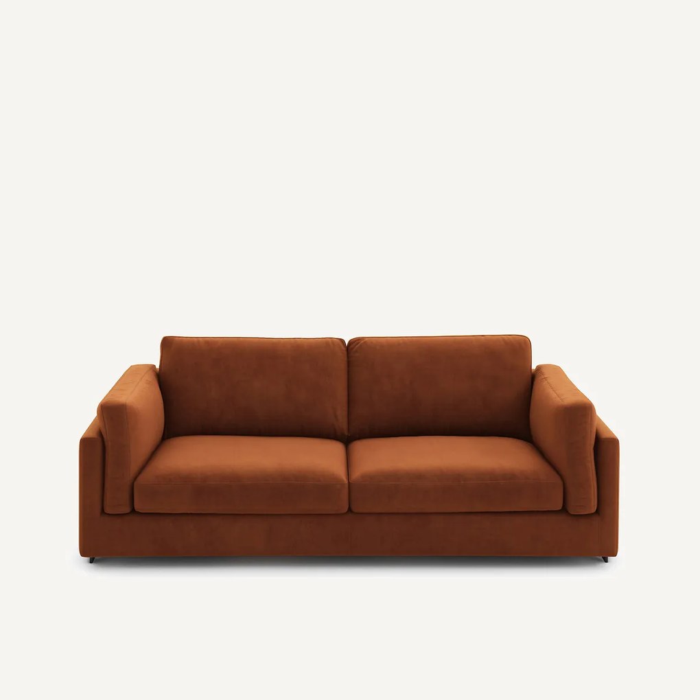 Omvormbare bank in fluweel, César