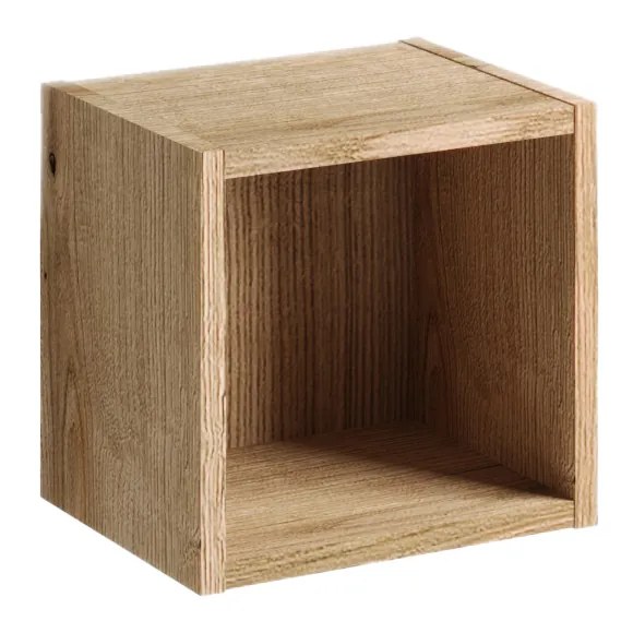 Comad Nova Oak kleine open kast 25x20x28cm eiken