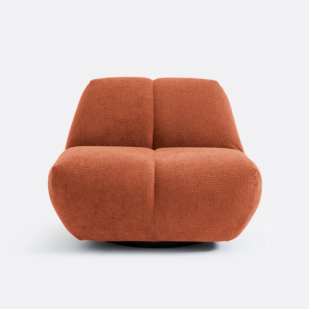 Draaifauteuil, reliëfstof, Nuria