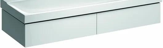 420 New wastafelonderkast 2xla voor wastafel 140cm.m/led wit