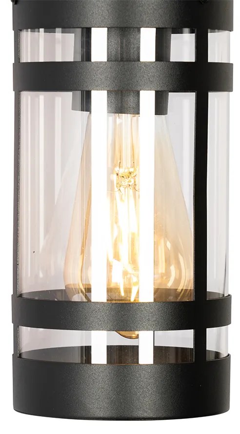 Industriële buiten wandlamp zwart IP44 - Ruben Industriele / Industrie / Industrial E27 IP44 Buitenverlichting cilinder / rond