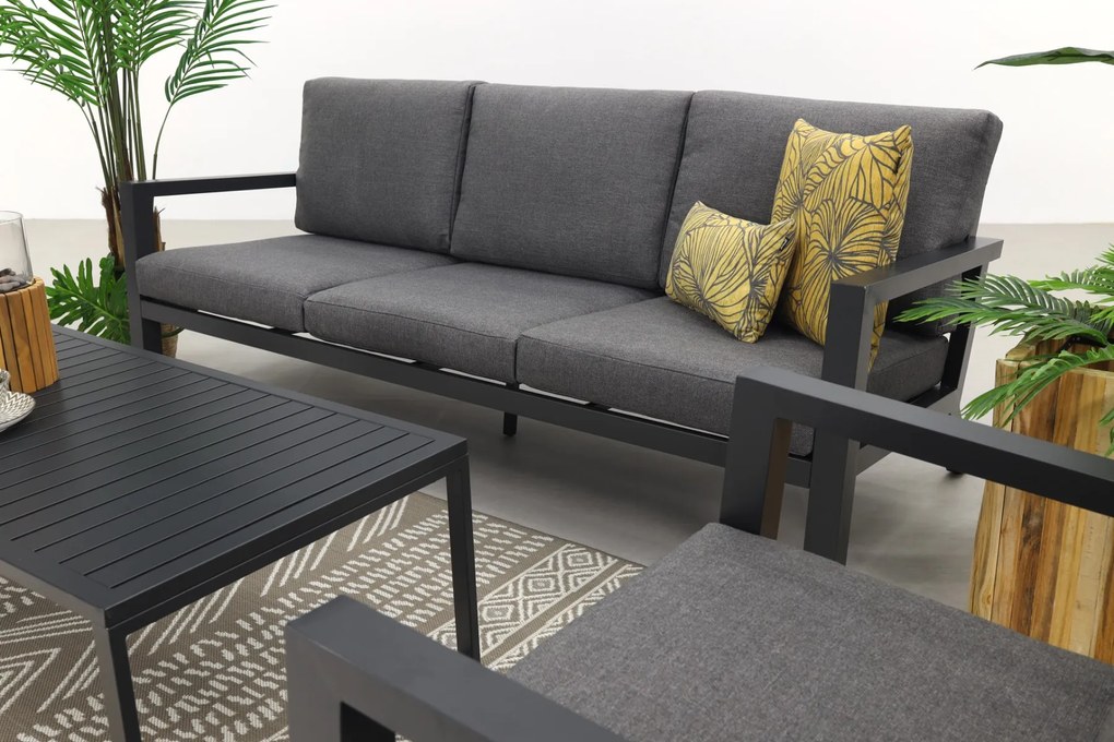 Hugo stoel-bank loungeset - antraciet OP=OP