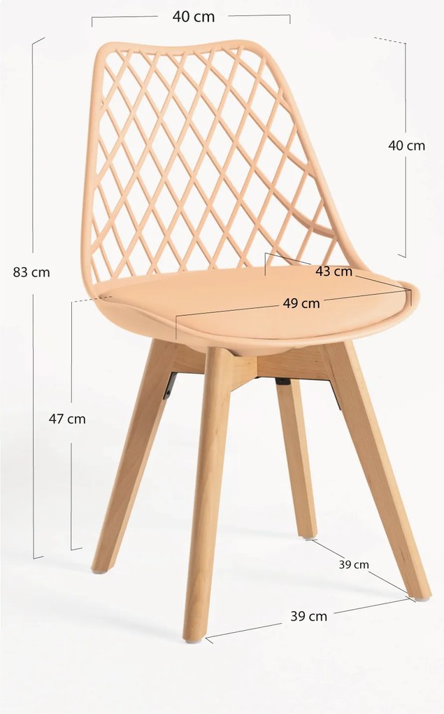 Pak 4 Mima Stoelen