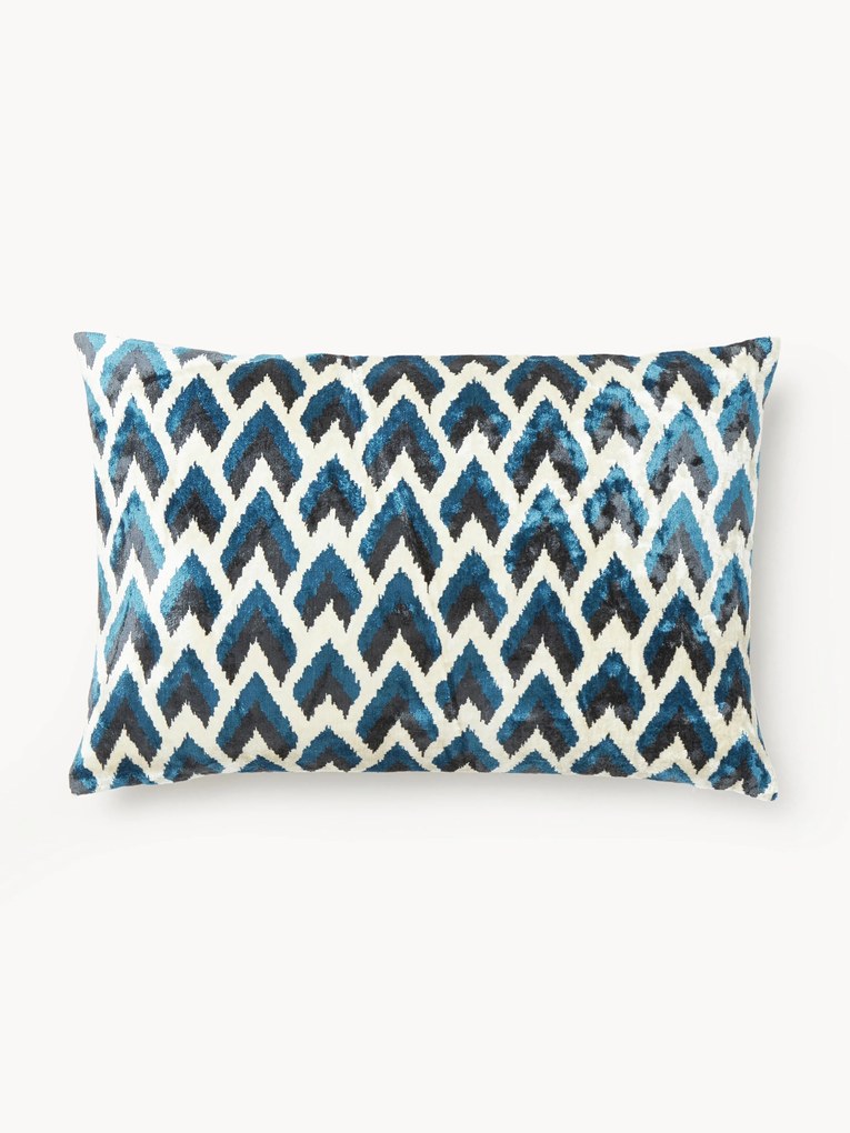 Viscose kussenhoes Heron met geweven jacquardpatroon