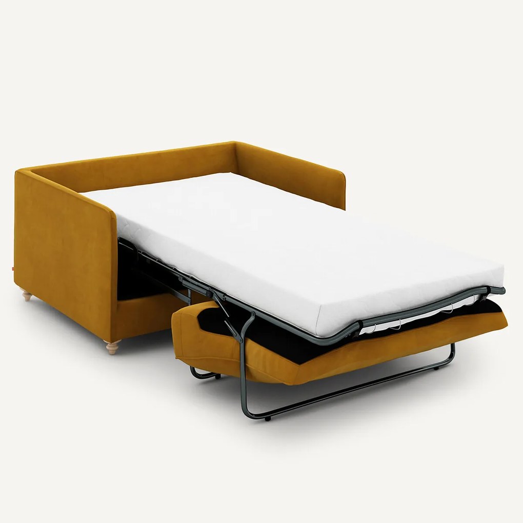 2-zits omvormbare zetel van fluweel, Lazare