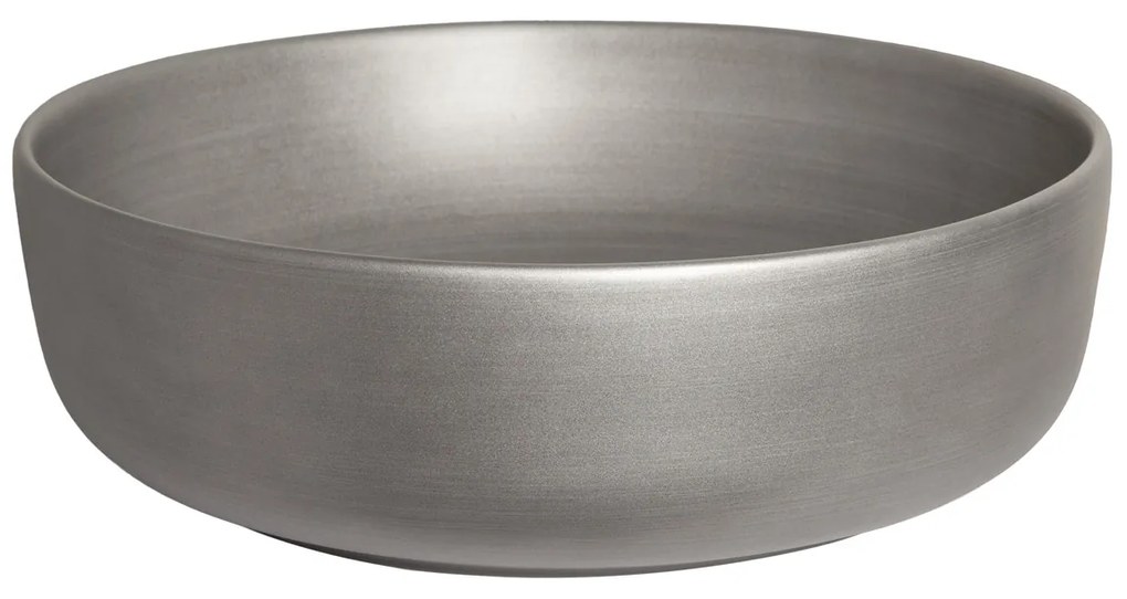 Kerra KR98 waskom rond zilver 41.5x41.5x13cm