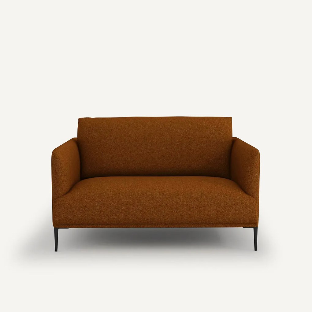 2-zits bank in gemêleerde gevlochten stof Oscar, ontwerp Emmanuel Gallina