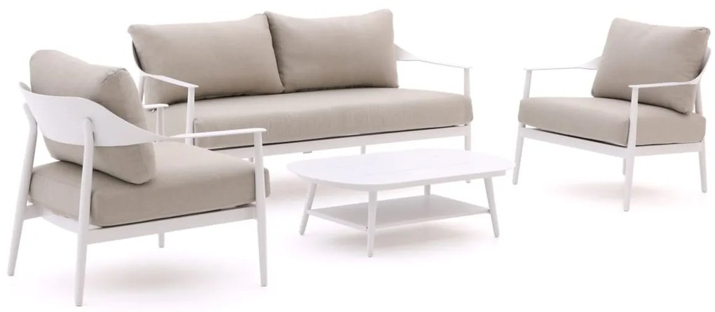 Bellagio Valli stoel-bank loungeset 4-delig