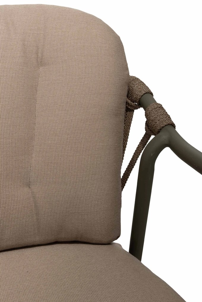 Taste by 4 Seasons Manitoba stapelbare tuinstoel olijfgroen SALE  Tuinstoel    taupe weerbestendig