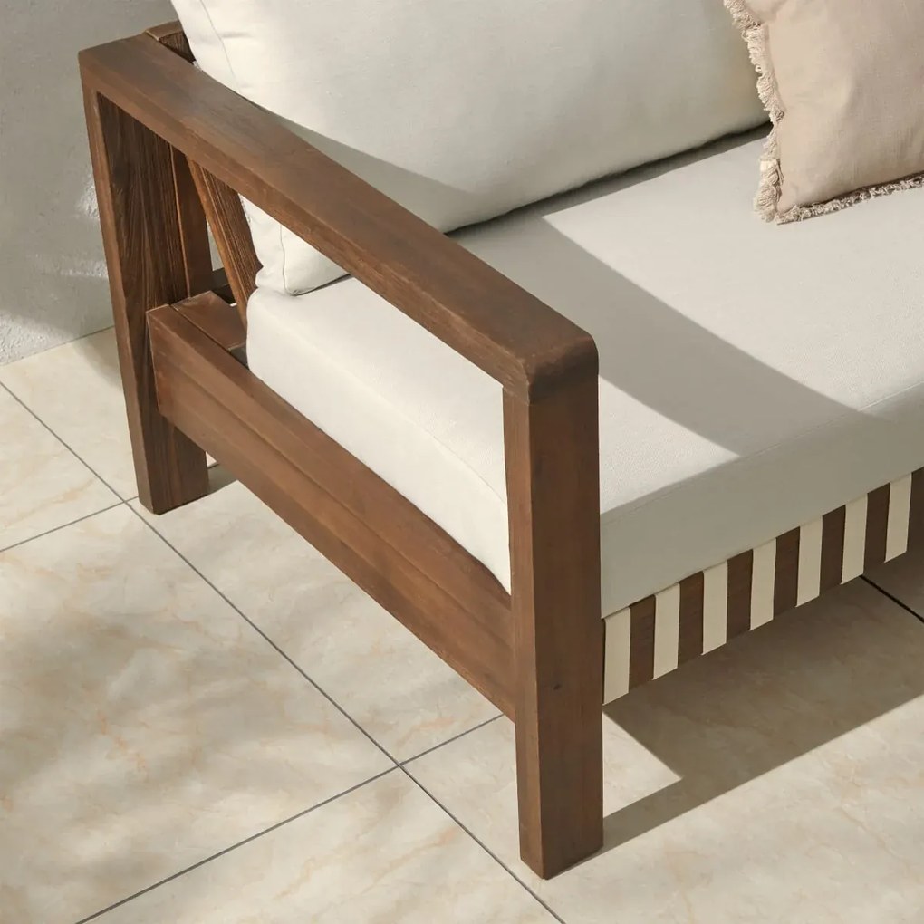 The Outsider Hoek Loungeset - Zambra - Wit - Acacia - The Outsider