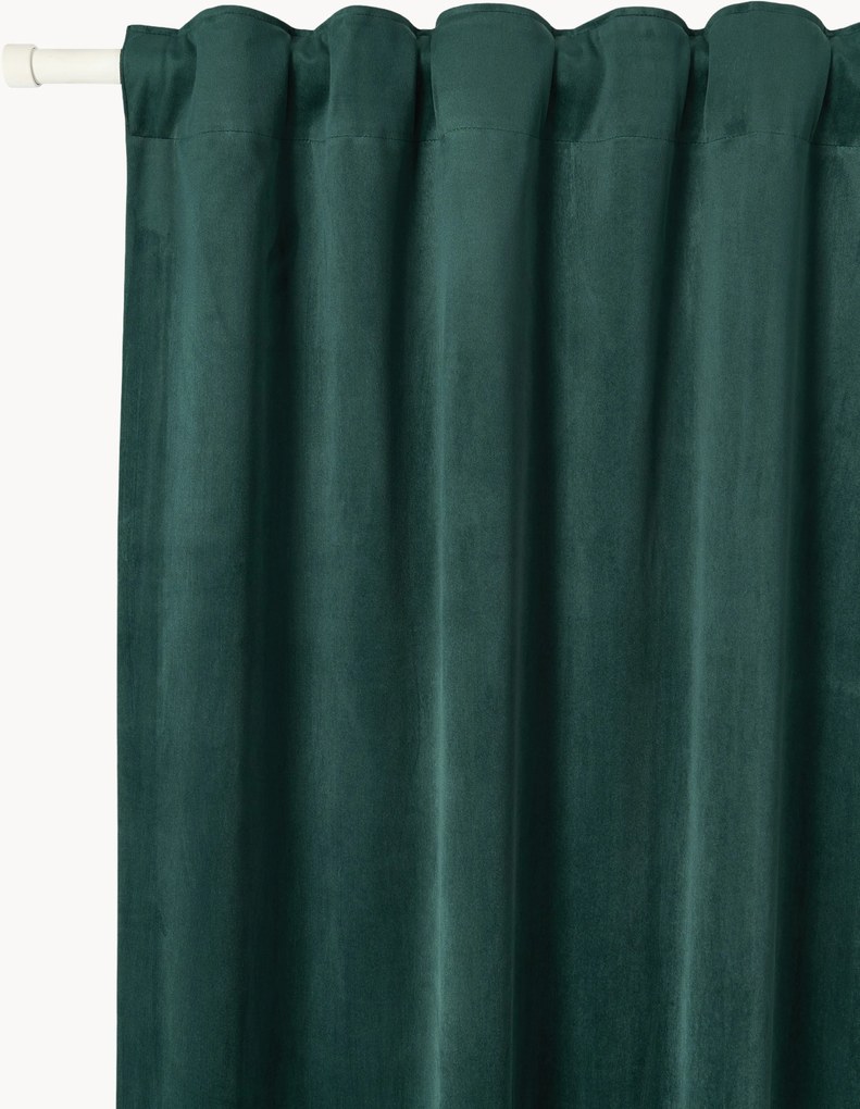 Dim-out gordijnen Rush, 2-delig, B 135 cm