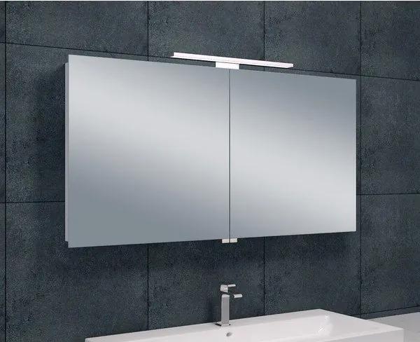 Exellence Bright Lucia luxe spiegelkast 120x60cm met LED verlichting aluminium 38.4154