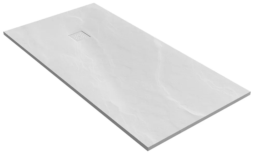 Brauer Crag douchebak 90x180x3cm mat wit