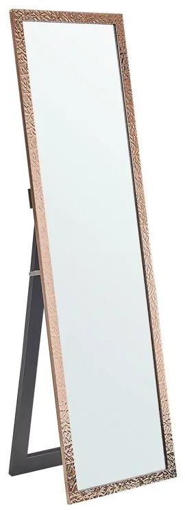 Staande Spiegel 40 x 140 cm Koper BRECEY Beliani