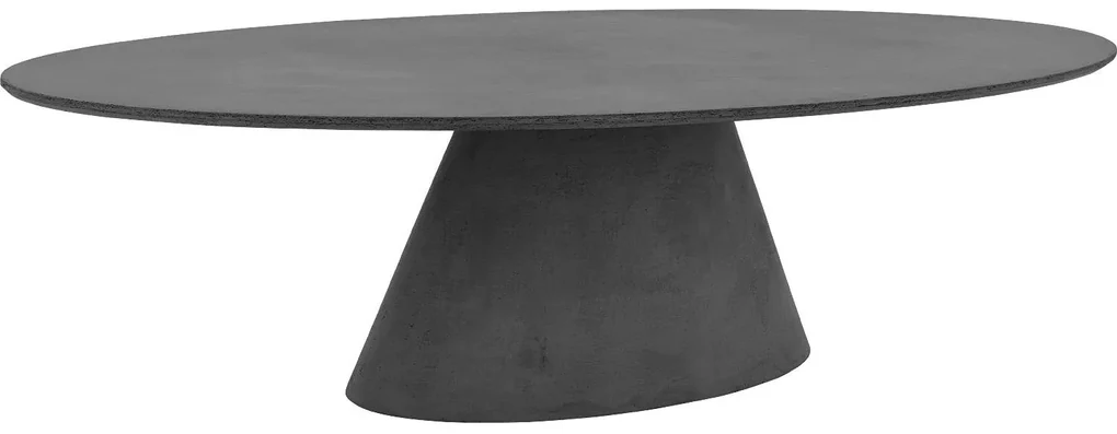 Goossens Eettafel Stone, Ovaal 280 x 120 cm