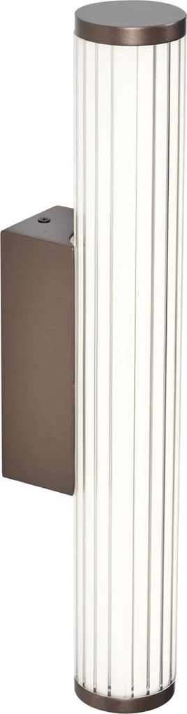 Retro wandlamp brons 40.4cm incl. LED IP44 - Coco