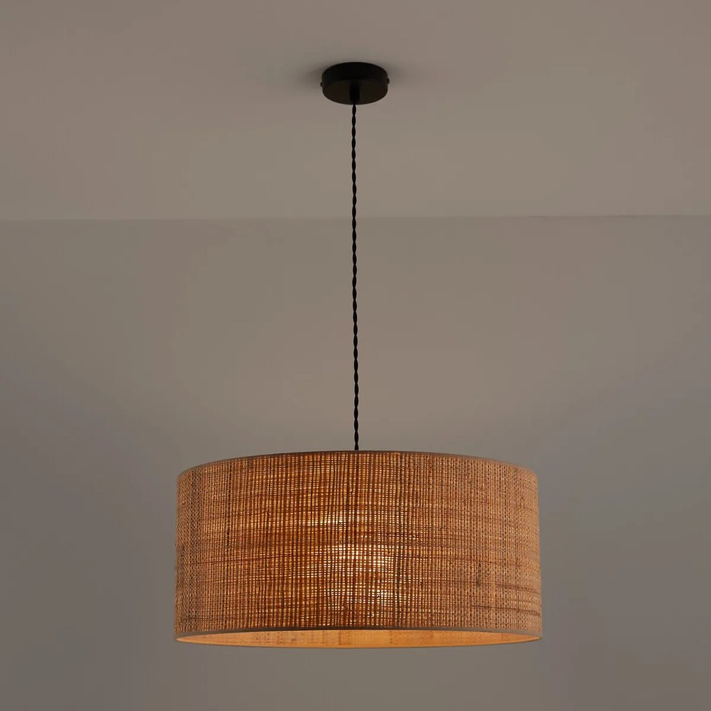 Hanglamp/Lampenkap in raffiaØ50 cm, Dolkie