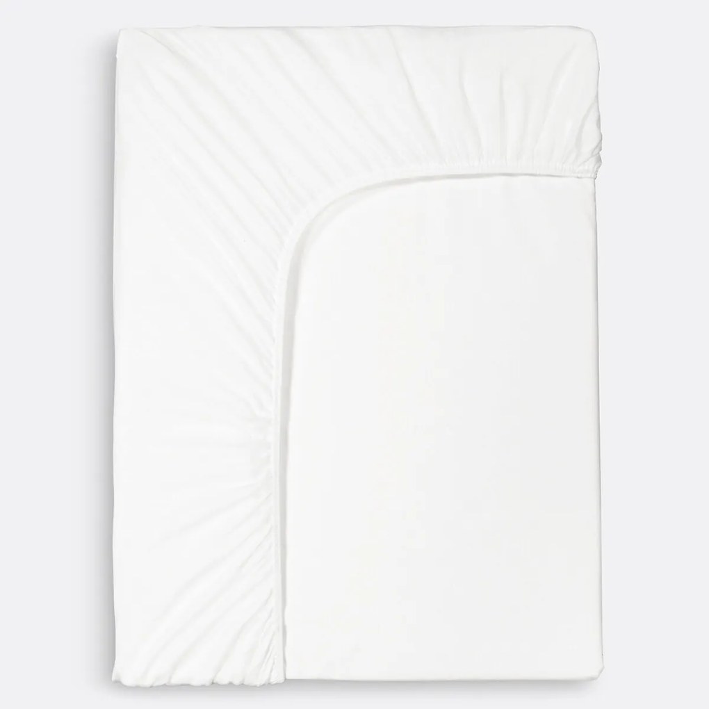 Matrasbeschermer in absorberend molton anti-mijt en waterafstotend, matrashoogte 22 cm