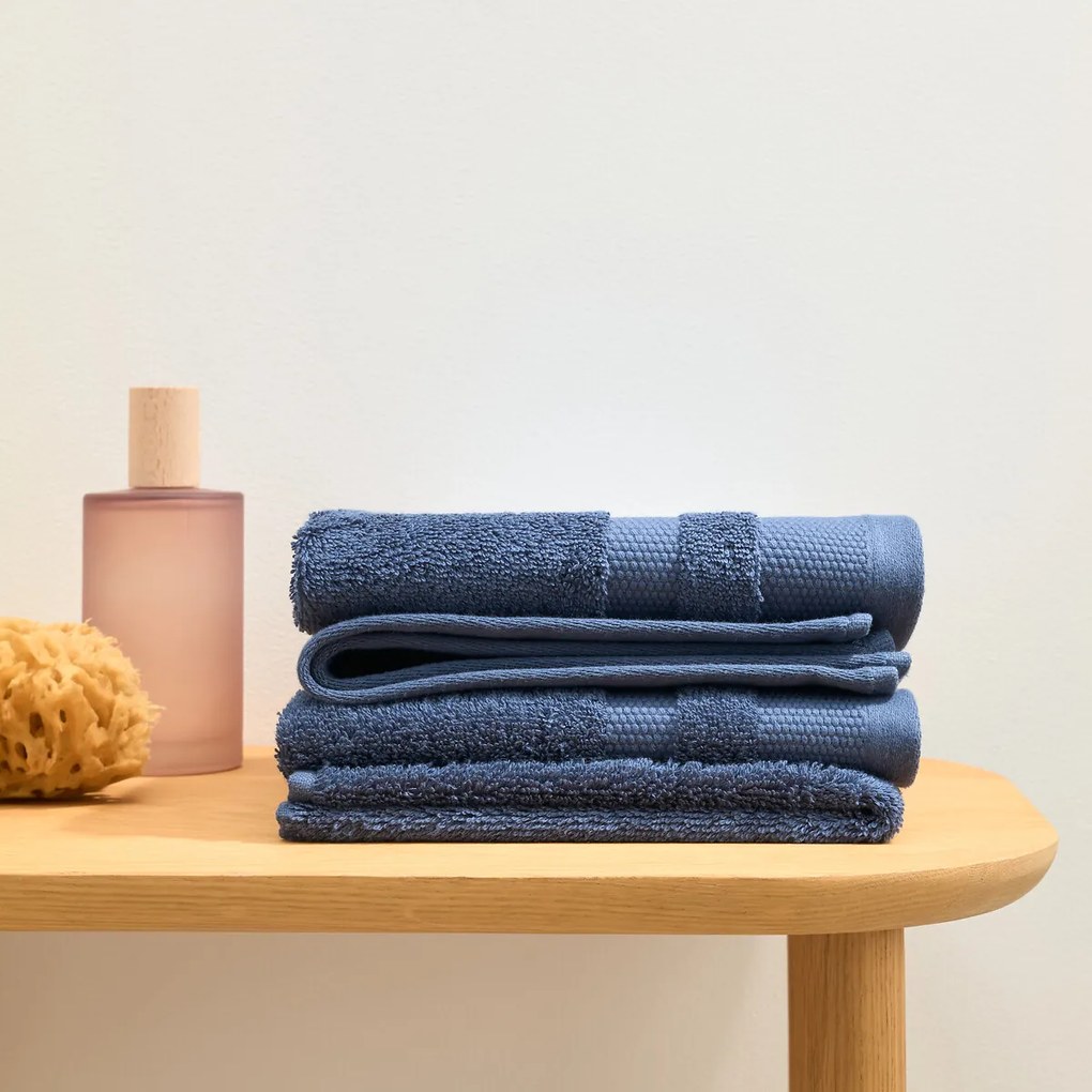 Set van 4 Egyptisch katoenen gastendoekjes 600g/m², Kheops