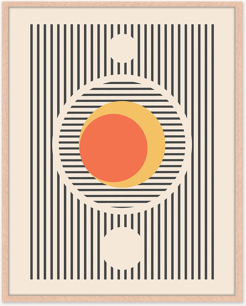 Ingelijste digitale print Creative Bauhaus