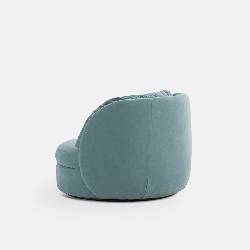 Draaiende fauteuil in polyester, Ronda