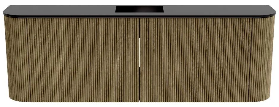 Mondiaz Joya 125cm toiletmeubel ronding links/rechts dusk met wastafel faye midden zonder kraangat urban