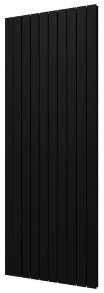 Plieger Cavallino Retto designradiator verticaal dubbel middenaansluiting 2000x754mm 2146W mat zwart 7250318