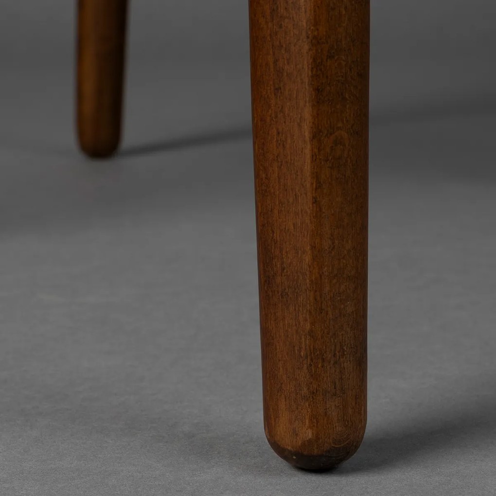 Dutchbone Cecile Houten Frame Stoel Walnut