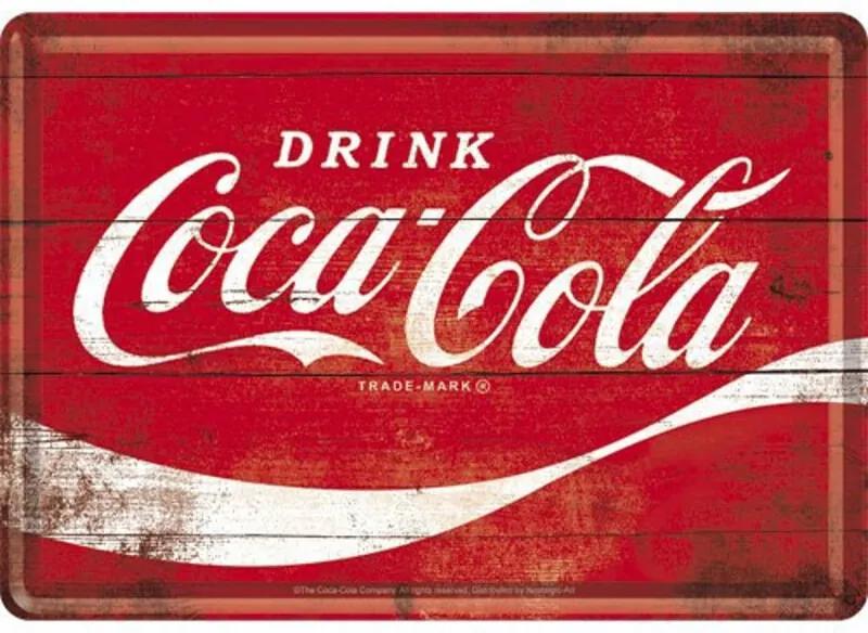 Coca-Cola-Metalen Wandplaatje - 10 X 15 cm