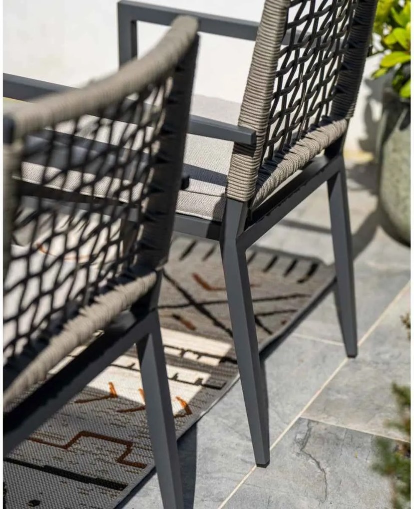 Garden Impressions Burela tuinset 5-delig - Tulli tuintafel 180x115xH75 cm